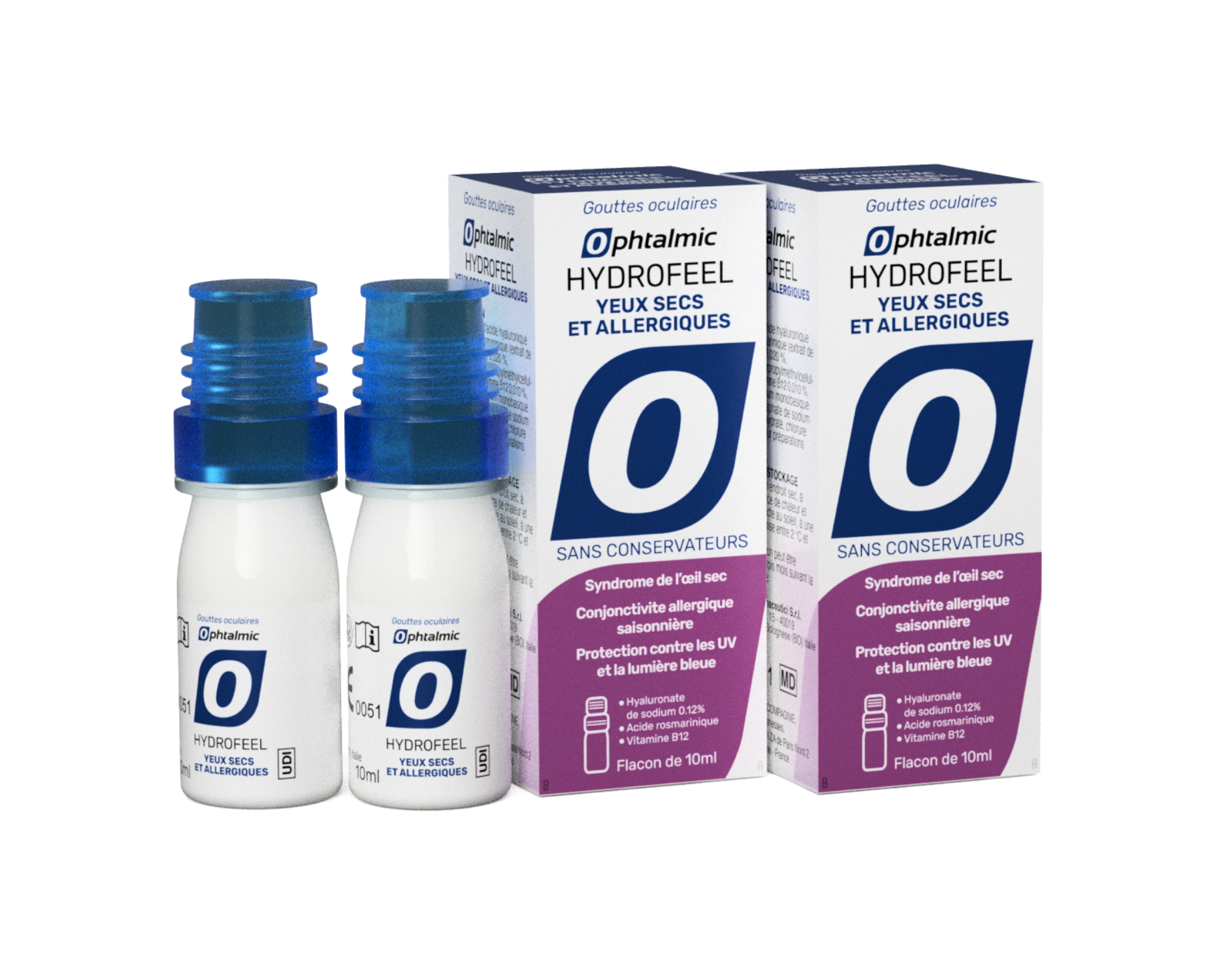 Gouttes oculaires Ophtalmic Hydrofeel