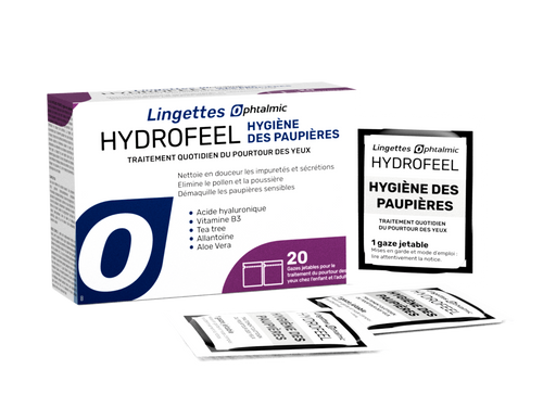 Lingettes pour hygiène des paupières Ophtalmic Hydrofeel
